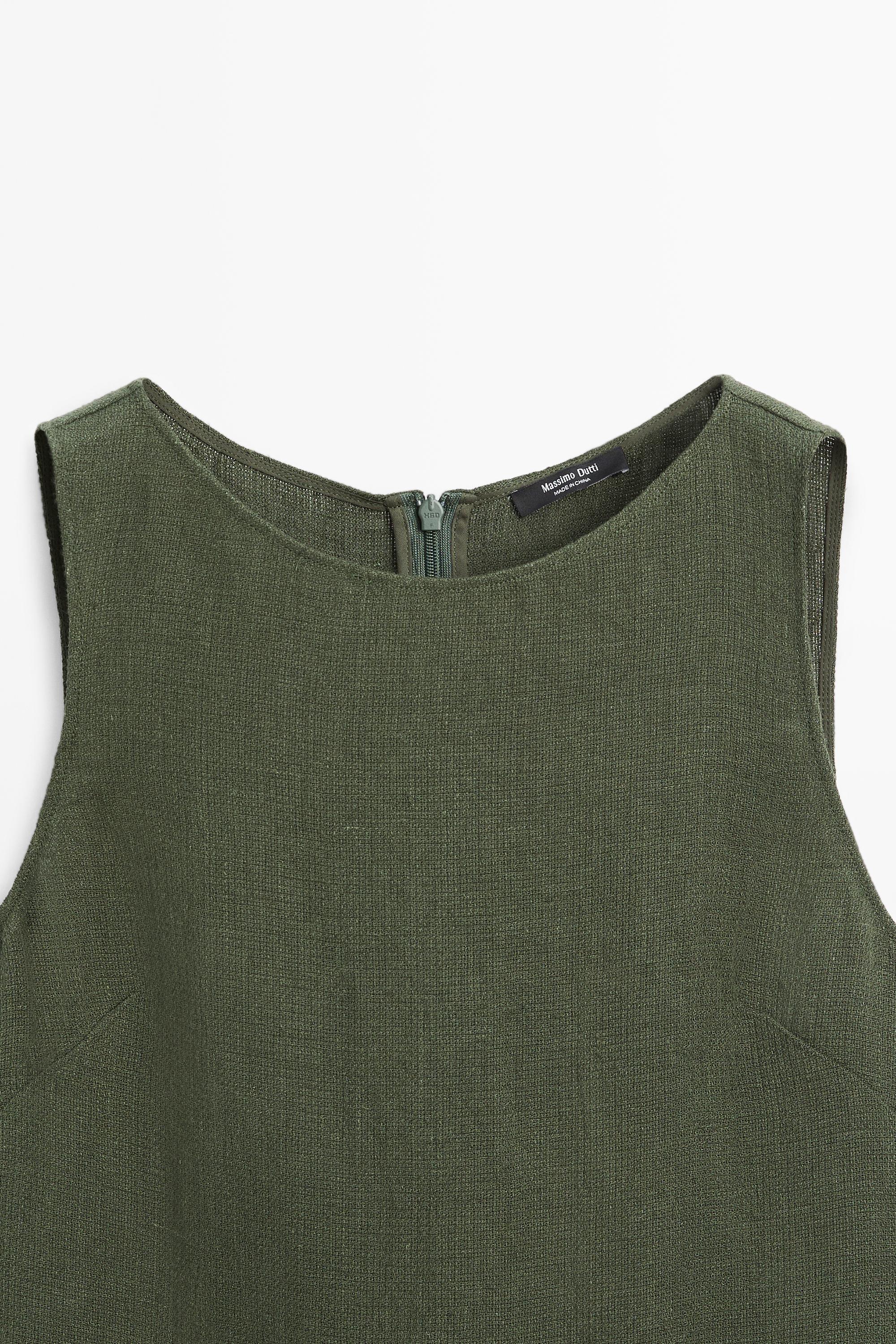 Long linen dress